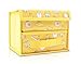 Finex Yellow Gudetama Foldable Storage Organizer Box for Desk Lazy Egg Yolk - with Removable Drawer