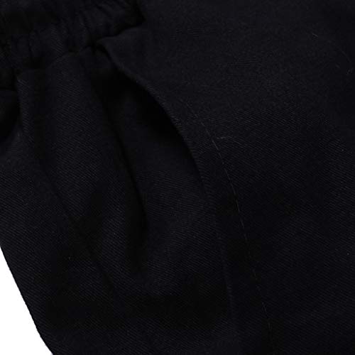 YKARITIANNA Men's Slim Fit Sport Pocket Short Pants Jeans Shorts Trousers Breechcloth Black