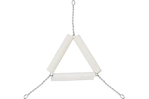ULTECHNOVO Crucible Triangle, 10pcs Lab Clay Triangle, Mud Triangular Crucible Stand Crucible Clay Triangle Heated Equipment Tool Chemistry Heating Support Clay Triangle Crucible Clay