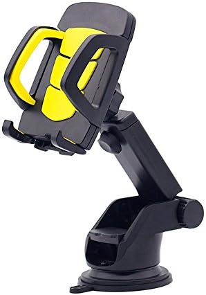 Cell Phone Holder for Car,Dashboard Mount,Universal Design,iPhone 7/7 Plus, iPhone 6/6 Plus, Samsung Galaxy S6, Top Rated by Uber &amp; Lyft Drivers (Yellow)