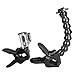Coolead 4-in-1 Jaws Flex Clamp Clip Mount+Adjustable Goose neck Arm Mount for GoPro HD Hero 3+, 3, 2, 1
