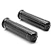 Krator HG001B Black Motorcycle Handlebar (Skull Custom Black Hand Grips Cruiser Chopper Bike 1