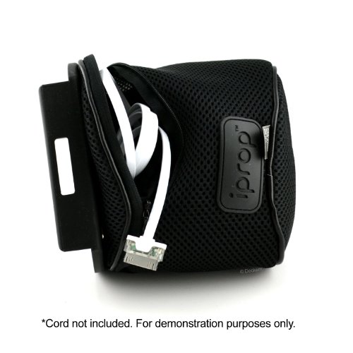 iPad Bed & Lap Stand by iProp; Bean Bag Universal Tablet Holder for iPad 1/2/3/4, Mini, Air, Android and Windows Tablets, eReaders (Black)