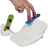 Floof Modeling Clay - Reusable Indoor Snow - Build Your Own Snowboarding Park with 2 included Snowboards