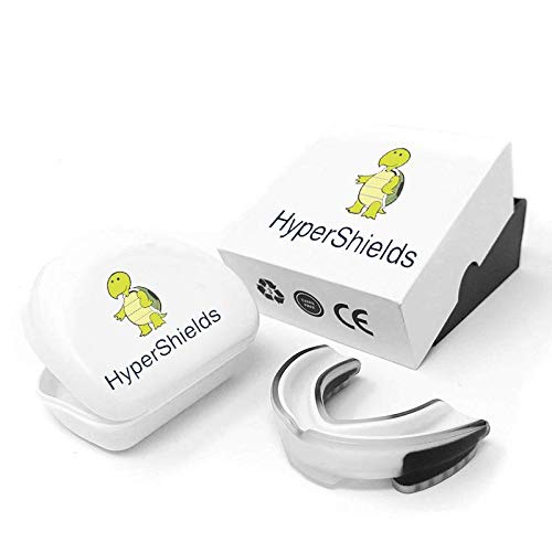 HyperShields Not Just Any Mouth Guard protector Pro - Boxing, Rugby, Hockey, Judo, MMA and all contact sports – Unisex moldable Jaw protecting Gum Shield with Case