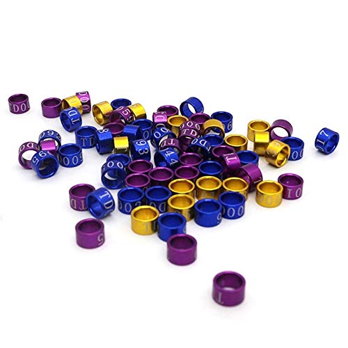 Unknow 50 Stück Taubenringe 5mm VogelfuÃring Spezies Identifizieren Sie Ringe Pet Bird Label Zeichen Für Taubenpapagei Kanarienvogel