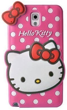 S5 Case,Galaxy S5 Case,Galaxy S5 Silicone Case,Tribe-Tiger Cartoon Hello Kitty Silicon Gel Rubber Case Cover Skin for Samsung Galaxy S5 i9600(Hot Pink Kitty)