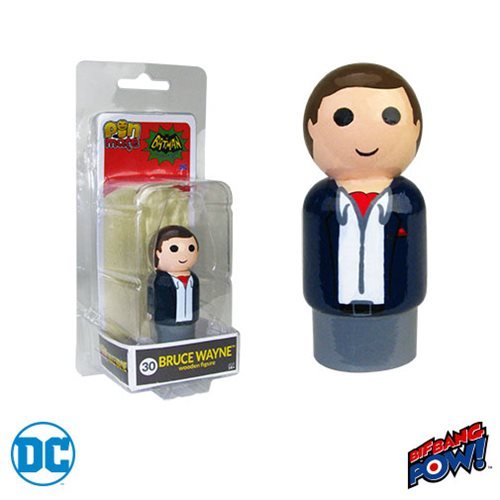Batman Classic Tv Series Bruce Wayne Pin Mate Wooden Figure
