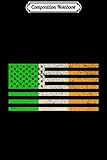 Composition Notebook: Irish American Flag St. Patricks Day  Journal/Notebook Blank Lined Ruled 6x9 100 Pages
