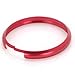 Astra Depot Red Aluminum Smart Key Fob Ring Rim Trim Cover Replacement for Mini Cooper