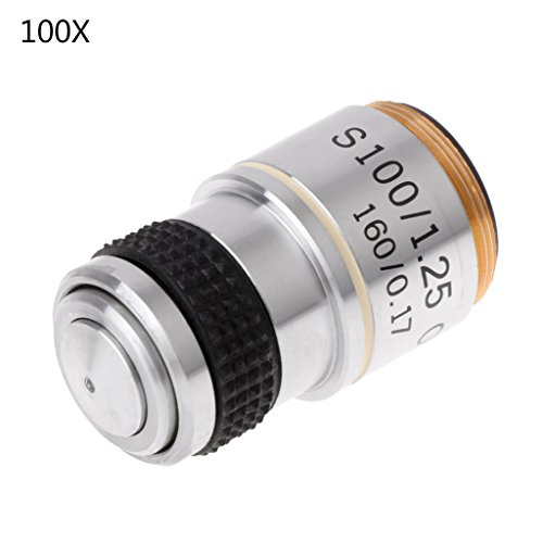 4X 10X 40X 100X Achromatic Objective Lens for Biological Microscope 185
