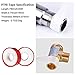 GCQ Teflon Tape, Thread Seal Tapes, PTFE Thread Seal Tape for Plumbers Sealant Tape for Leak Water Pipe Thread 3/4 inch x 790inch (2 Pack/White)