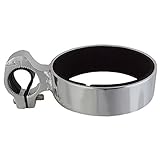 Huffy Aluminum Cup Bottle Handlebar Holder Cruiser Bike Mountain Road Bicycle Bike Water Bottle Coffee Cup Holder (Silver)