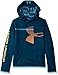 Under Armour Boys' Armour Fleece Hoodie, Techno Teal (489)/Deceit, Youth X-Large