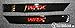 Custom Fender badge replacement for WRX STI 2008-2014 (WRX, Gloss Red WRX)