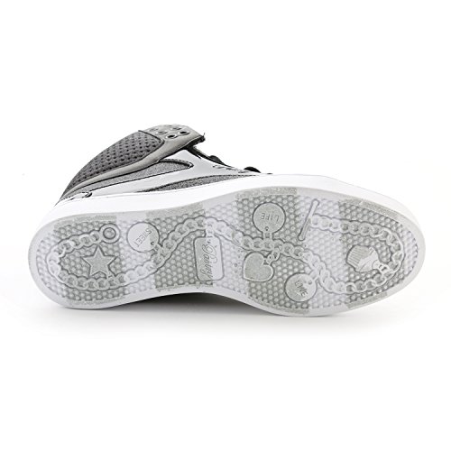 Pop Tart Glitter Women's Sneaker, Black, 6
