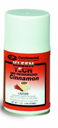 metered oz freshener air 7 Tech Cinnamon Aerosol Air Continental (Case 1187 Freshener 12 Oz. 7 of Can Kleen Metered