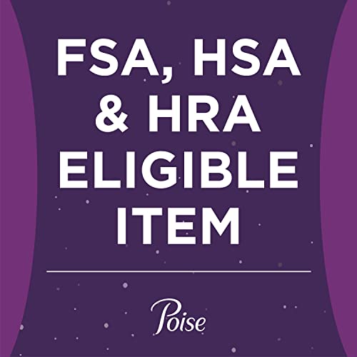 POISE OVERNIGHT INCONTINENCE & POSTPARTUM PADS FOR BLADDER LEAKS, 8 DROP EXTRA COVERAGE, 36 COUNT