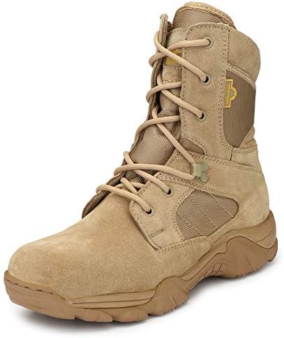 Mikaasa Men's Response 8.0 Side Zip Military and Tactical Boot