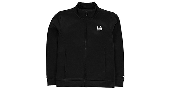 Girls Clothing 2 16 Years Fashion La Gear Kids Girls Full Zip Fleece Junior Top Sweatshirt Jumper Chin Guard High Cavom Net