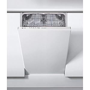 Indesit DSIE 2B10 dishwasher Fully built-in 10 place settings A+ – Dishwashers (Fully built-in, White, Slimline (45 cm…