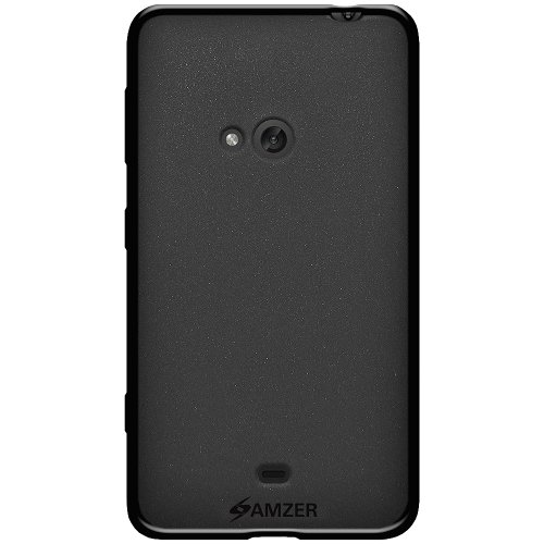 Amzer Pudding Soft Gel TPU Skin Fit Case Cover for Nokia Lumia 625 - Retail Packaging - Black Amzer Pudding Soft Gel TPU Skin Fit Case Cover for Nokia Lumia 625 - Retail Packaging - Black