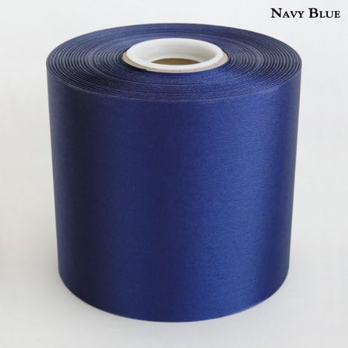 4" Wide Navy Blue Ceremonial Ribbon for Grand Openings/ReOpenings and Ribbon