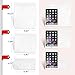 Reusable Storage Bags, Ziplock Food Sandwich Bags for Liquid, Snack, Lunch, Fruit, Freezer, Leakproof EXTRA THICK (8PACKS-3 Sandwich Bags + 3 Snack Bags + 2 Freezer)