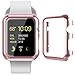 CinoCase Apple Watch Series 1 / 2 Case, 38mm Thin Fit Snap-On PC Hard Protective Bumper Case Premium Slim & Light Scratch-Resistant and Shockproof Cover for Apple Watch Series 1 / 2 (Rose Gold)