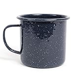 Stinson Collection Enamelware Mug, 16 ounce, Navy