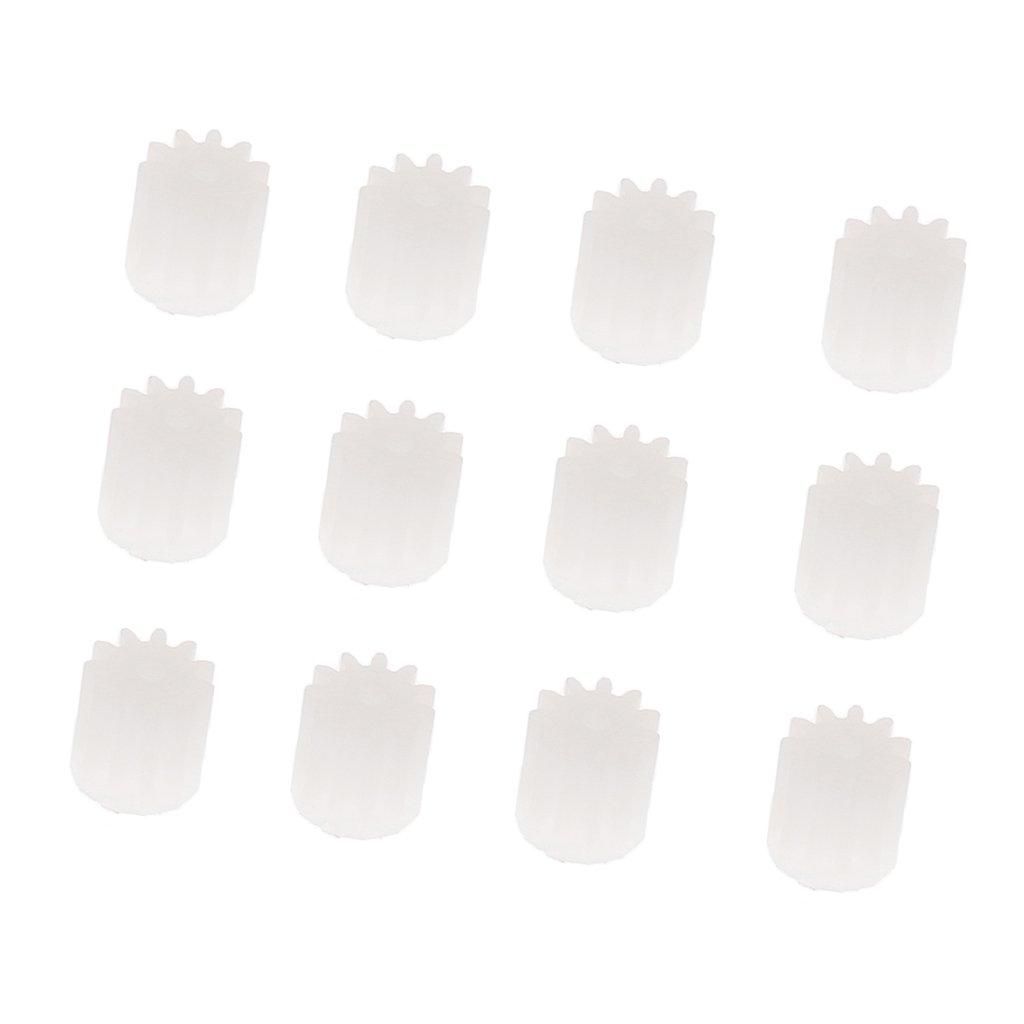 Baoblaze 12pcs 11 Tooth Motor Gear for Hubsan H502S H502E UDI U818A DFD F181 JJRC H12C Quadcopter Spare Parts