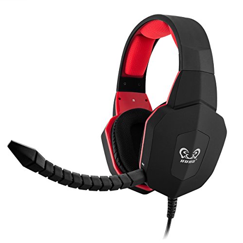 Gaming Headset Digital Stereo Wired Headphone for PC PS4 PS3 Xbox 360 Xbox one for Both Game Music and Chat Sound, with Detachable Microphone In-line Remote USB Connector for PC, Laptop, Playstation