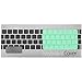 Kuzy Keyboard Cover Compatible with Pro 13 15 17 inch and Air 13.3 inch Silicone Skin Protector, Mint Green