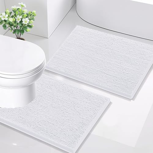 Smiry Chenille Bathroom Rugs Sets