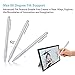 Surface Pro Pen, 4096 Levels of Pressure Surface Stylus Pen for Surface Pro 3 Pro 4 with Eraser Function and 2 Tips- Silver