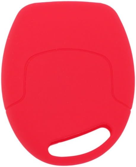 BROVACS Silicone Cover Protector Case Holder Skin Jacket Compatible with FORD 3 Button Remote Key Fob CV9702 Red - Image 4