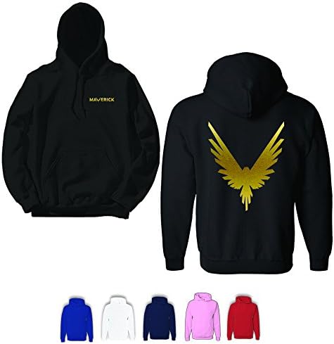 American Traders Gold Maverick Adult Unisex Hoodie Red