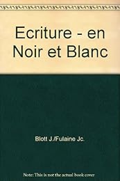 Écriture en noir et blanc