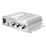 Car Amplifier, ELEGIANT 300W 12V Super Bass Mini Amplifier 2.1-Channel Auto Sound Enlarger Lightweight Hi-Fi CD iPod MP3 MP4 Car Audio Stereo Bass Amplifier