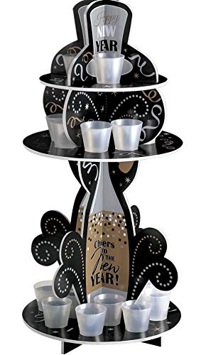 New Year Eve Shot Glass Stand