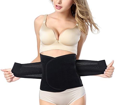 Tobo Digital Breathable Waist Trainer Slimming Belt Tummy Shaper Trimmer Belt Postnatal Recovery Support Girdle Belt