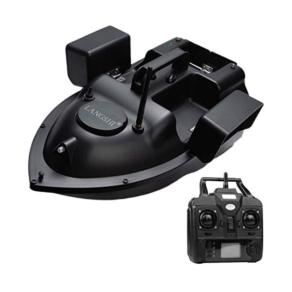LANGSHI Angelköder-Boot RC Boot 500M Entfernung GPS Köder-Boot GPS Postion Auto Cruise Fernbedienung Angelköder-Boot Mit…