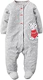 Carter's Baby Girls' Microfleece 115g150, Heather Dalmatian, 3M