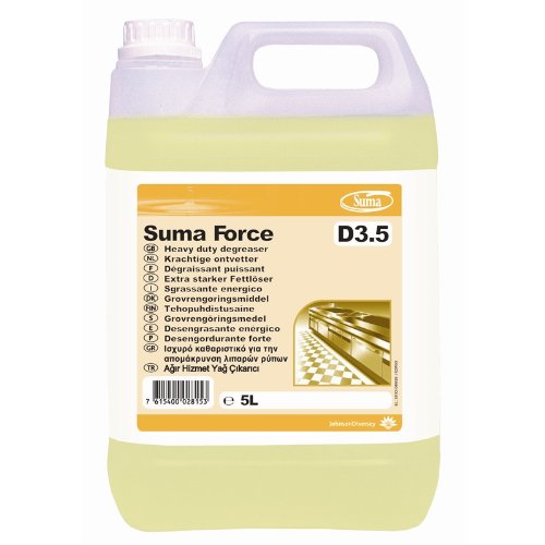Suma Force D3.5 Heavy Duty Degreaser 5Ltr Quantity: 5Ltr. Pack quantity: 2