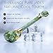 4-in-1 Jade Roller and Gua Sha Set with Mask Brush & Makeup Remover Bonus- Real 100% Natural Jade for Face Neck Body- Complete Beauty Set for Slimming & Firming- Rejuvenate Skin & Remove Wrinkles