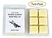 Vanilla Bean Double Scented Soy Wax Melts - Wax TARTS (Twin Pack-6.5oz). The Sweet, Sugary Aroma of Fresh Vanilla Beans. Made in USA