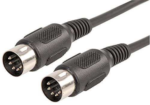 PRO SIGNAL PSG00910 5 Pin 180 Degree DIN Plug to Plug Lead, 3m