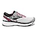 Brooks Womens Ghost 11 Running Shoe - White/Pink/Black - B - 8.0