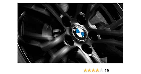 BMW Tapa central fija genuina de 65 mm para llantas de aleación de 120 mm 36122455269