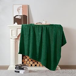 Vessia Flannel Fleece Throw Blanket for